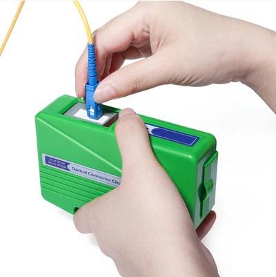 Fiber Optic Cassette Cleaner Connector